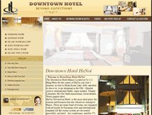 Tablet Screenshot of hanoidowntownhotel.com